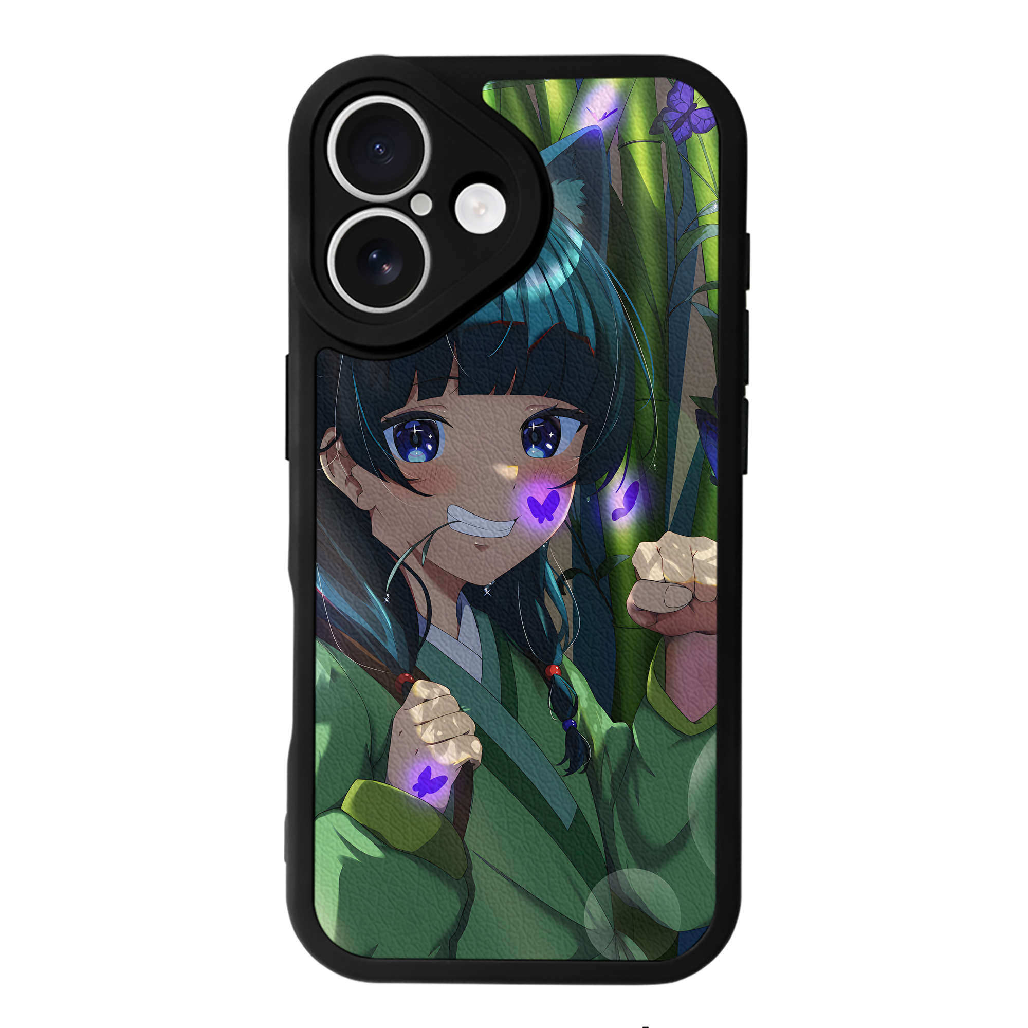 （画像用） 薬屋のひとりごと The Apothecary Diaries 【iPhone 16シリーズ対応】シリコンスマホケース（レザー調） 材質：シリコン